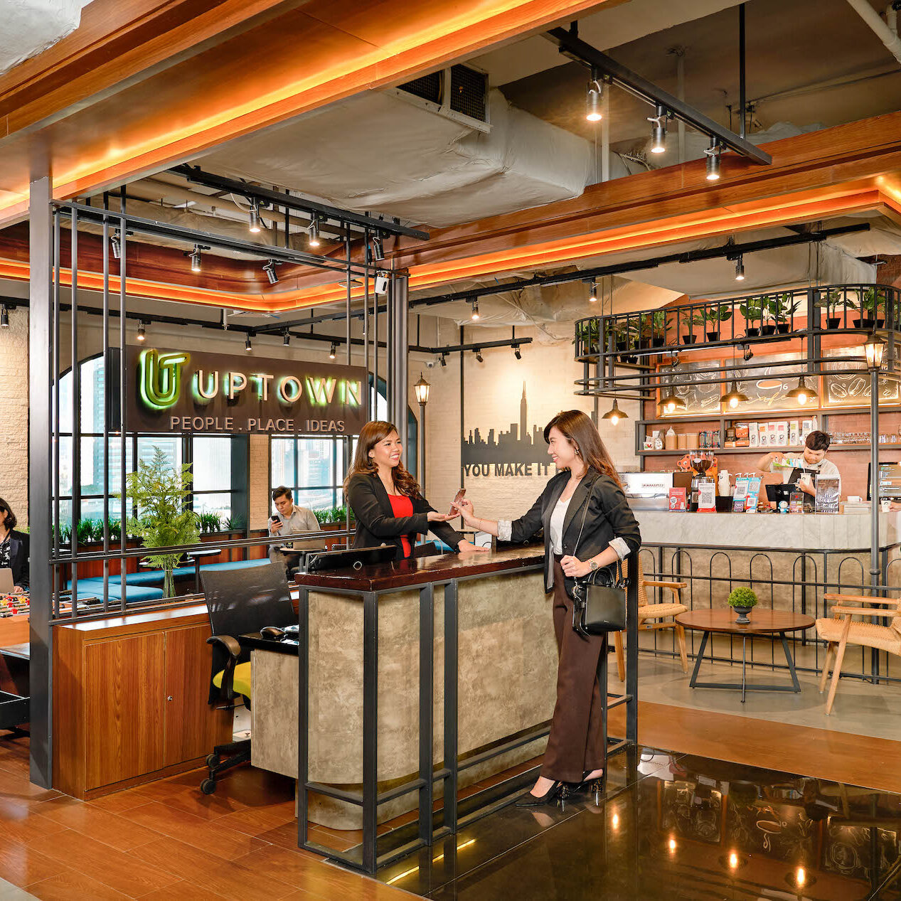 Area Lounge Uptown Serviced Office Mega Kuningan Jakarta