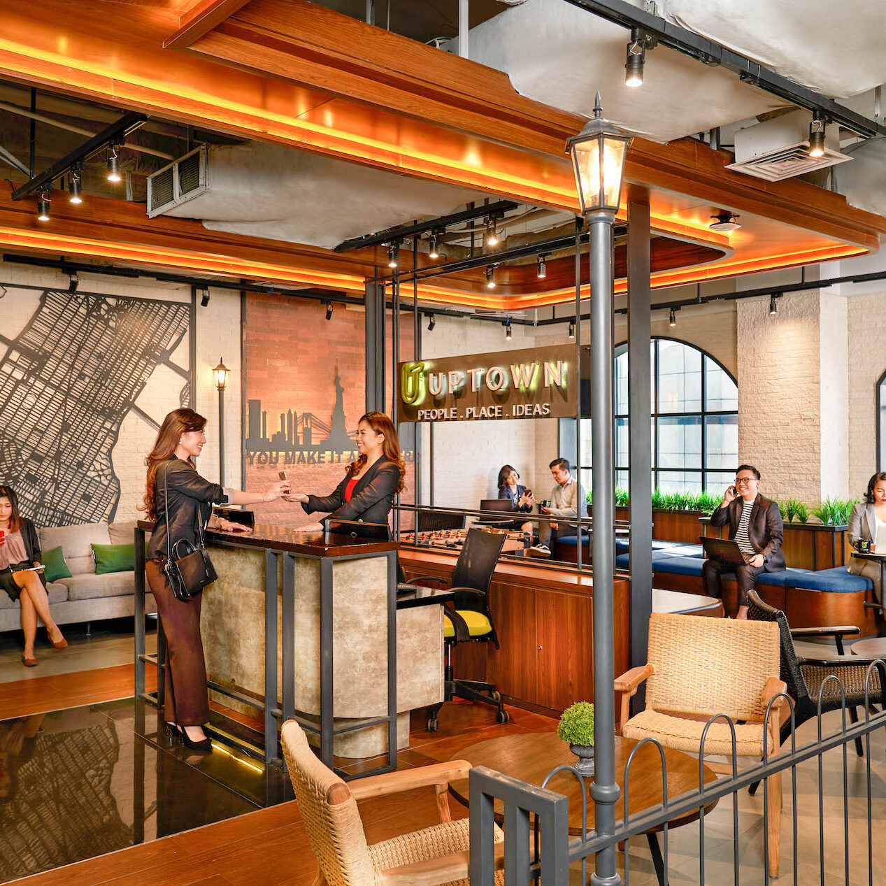 Lounge Area Uptown Serviced Office Mega Kuningan Jakarta