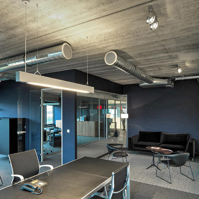 Ruang kantor ala industrialis