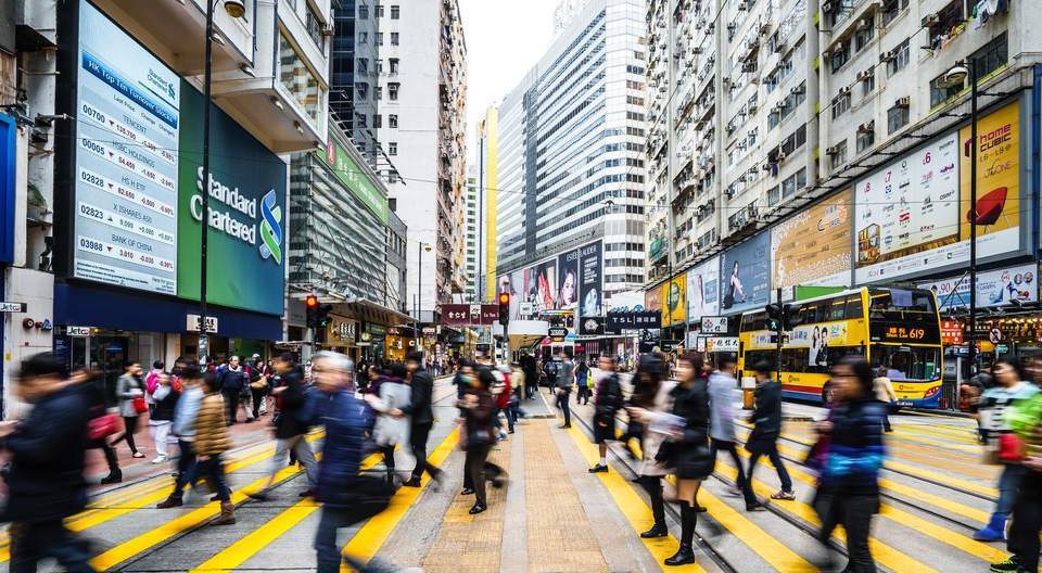 Hong Kong, Central Sewa Kantor Mahal di Asia
