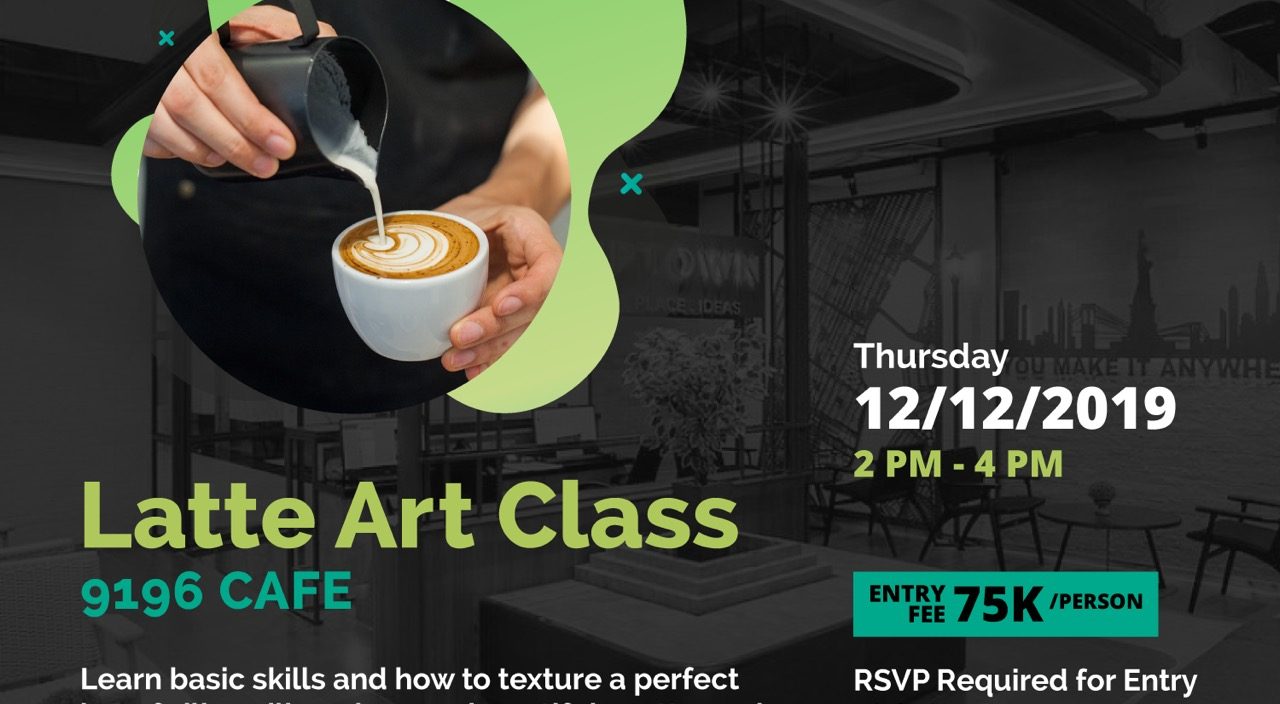 Latte Art Class by 9196 Cafe