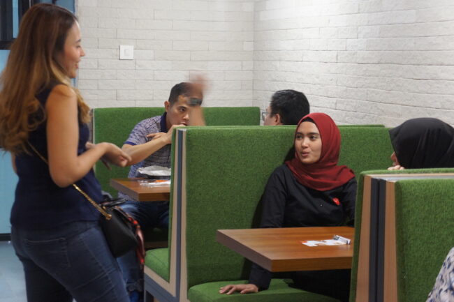 Fasilitas Co-working Space punya konsep ruangan outdoor