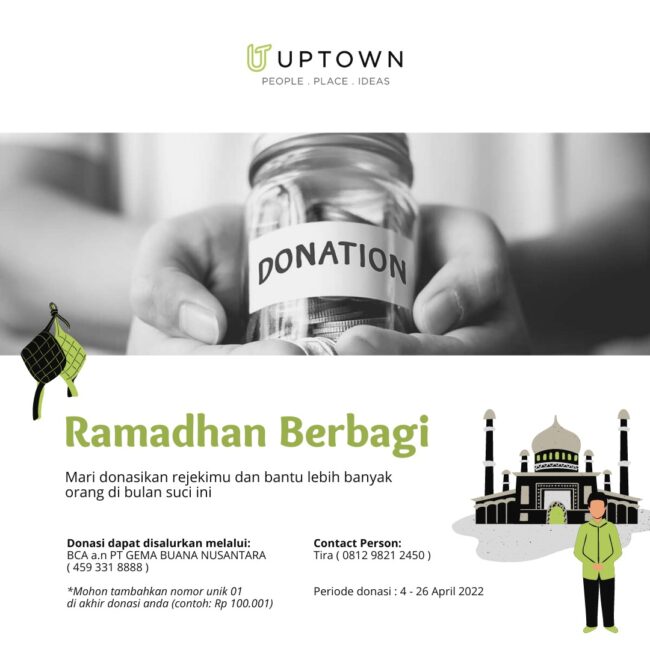 Ramadan Berbagi 2022 bersama Uptown Serviced Office