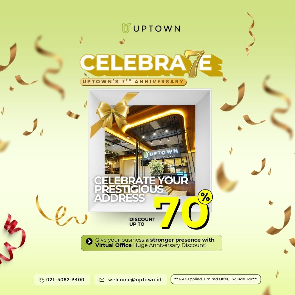 Virtual Office Discount UP TO 70%!💼