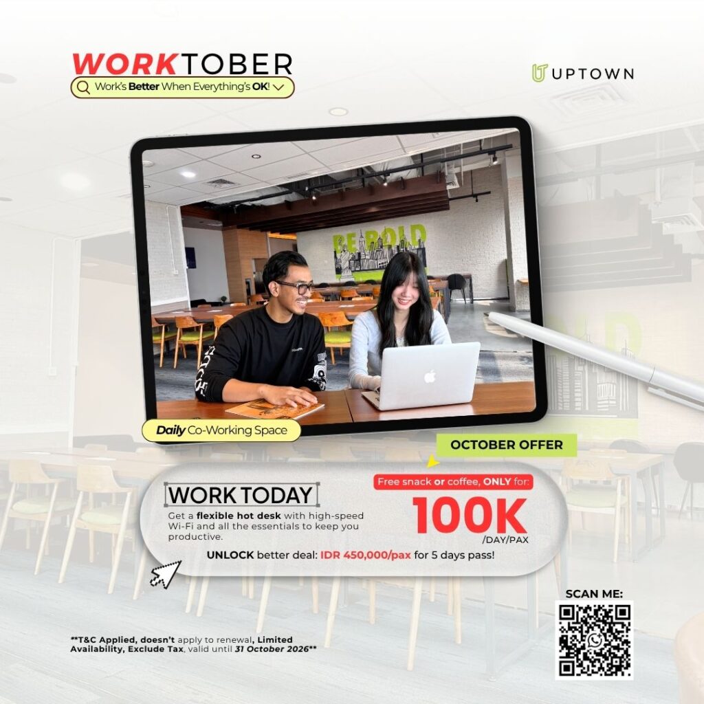 Savetember: Kerja di Co-Working Space Makin Fleksibel